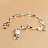 925 Silver Forest Branch Bracelets for Women