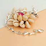 925 Silver Forest Branch Bracelets for Women