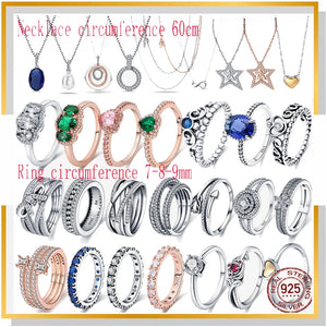 925 Sterling Silver Heart Rings for Women
