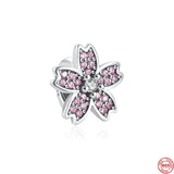 925 Silver Charm Beads Castle, Bees Princess Fit Bracelet