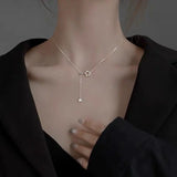 925 Silver Star Choker Drop Necklaces Wedding Party Birthday Jewelry Gift