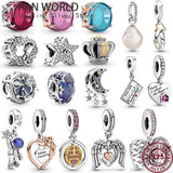 925 Silver Zircon Star Charm for Women, Bracelet Jewelry