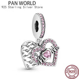 925 Silver Zircon Star Charm for Women, Bracelet Jewelry