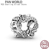 925 Silver Zircon Star Charm for Women, Bracelet Jewelry