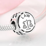 925 Silver Profession Charms Beads Jewelry DIY