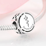 925 Silver Profession Charms Beads Jewelry DIY