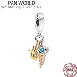 925 Silver Lucky Hand Daisy Beads Bracelet Charm Jewelry