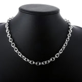 925 Sterling Silver Men's Classic Necklace 20 Inches