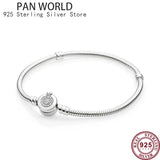 925 Silver Tri-color Reflective Logo Watch Bracelet for Women