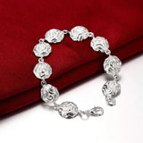 925 Silver Romantic Rose Flower Jewelry Set for Women