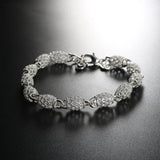 925 Sterling Silver Charm Ball Bracelets for Women Wedding Jewelry