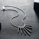 925 Silver Jewelry Set for Women Earrings Necklace 18 inch