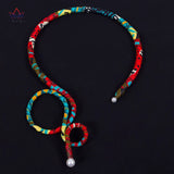 African Wedding Jewelry Set Pendant Necklace Earrings
