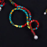 African Wedding Jewelry Set Pendant Necklace Earrings