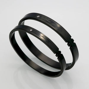 Stainless Steel Allergy Love Couple Bracelet for Women and Men