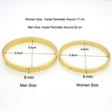 Stainless Steel Allergy Love Couple Bracelet for Women and Men