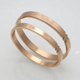 Stainless Steel Allergy Love Couple Bracelet for Women and Men