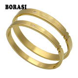 Stainless Steel Allergy Love Couple Bracelet for Women and Men