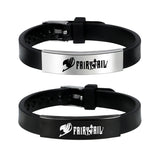 Anime Dragon Fairy Tail Bracelet - Titanium Steel Silicone Jewelry