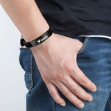 Anime Dragon Fairy Tail Bracelet - Titanium Steel Silicone Jewelry