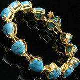 Heart Style Turquoise Women Bracelet