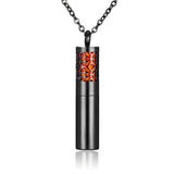 Hot Bottle Aromatherapy Diffuser Necklace Stainless Steel Perfume Vial