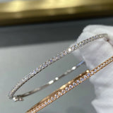 925 Silver Bangle Jewelry Wedding Party Ladies Bangle