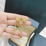 925 Silver Flowers Stud Earring for Women Party Gifts