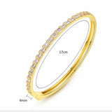 Men's Wedding Bangle with Cubic Zirconia