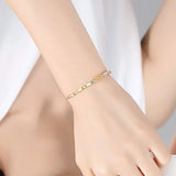 Classic Cubic Zirconia Bracelet for Women Party Wedding