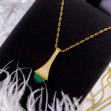 925 Silver Chain Choker Necklace for Women Jewelry Wedding Party Gift