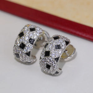 925 Sterling Silver Leaf Earrings Luck Clover Wedding Party