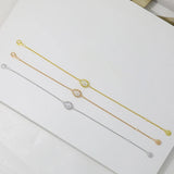 925 Silver Bracelet Water Drop Flower Praty Wedding Jewelry