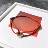Hot 925 Sterling Silver Chain Bracelet Thin Red Rope Praty Wedding Jewelry