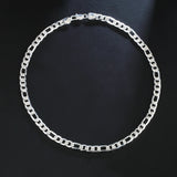 Hot 8MM 18K Gold 925 Silver Necklace for Men Women