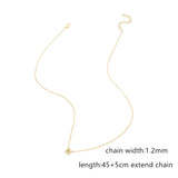 Classic A-Z Initial Letter Pendant Necklace Stainless Steel Chain