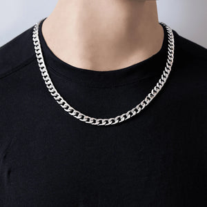 Classic Chain Necklace Stainless Steel Men Women Jewelry Gift