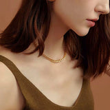 Classic Chain Necklace Stainless Steel Men Women Jewelry Gift