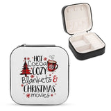 Hot Cocoa Christmas Jewelry Storage Box with Mirror