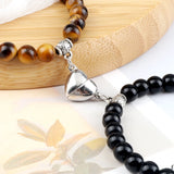 Hot Couple Distance Bracelets 2pcs/set Natural Stone Beads Braided Bracelet