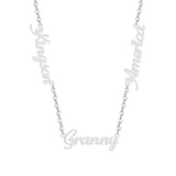 Hot Stacked Chain Necklaces Ladies Jewelry Personalized Name Necklace Pendant