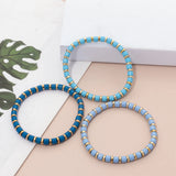 Colorful Enamel Beads Elastic Bracelets Bohemian Rainbow Jewelry