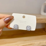 Zirconia Stud Earrings for Women Wedding Party Jewelry
