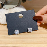 Zirconia Stud Earrings for Women Wedding Party Jewelry