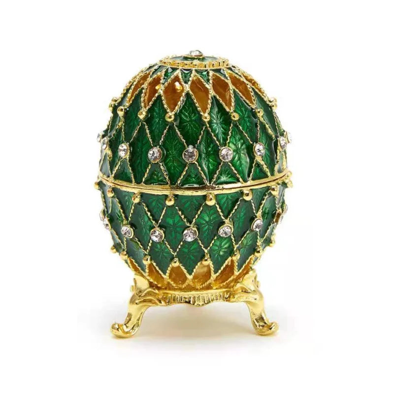 Easter and Christmas Decorative Eggs and Jewelry Boxes