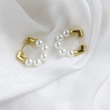Europe Famous Pearl Earrings Women Jewelry Gift