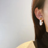 Europe Famous Pearl Earrings Women Jewelry Gift