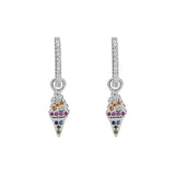 S925 Silver Diamond Earrings Female Sorbet