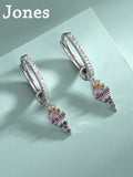 S925 Silver Diamond Earrings Female Sorbet
