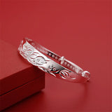 925 Sterling Silver Phoenix Lady Bracelet Adjustable Jewelry